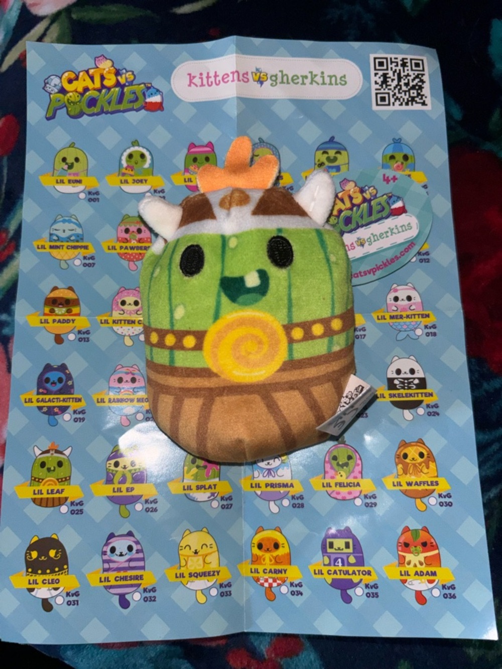 Green Viking Cactus Plush Toy - Kids Soft Figure
